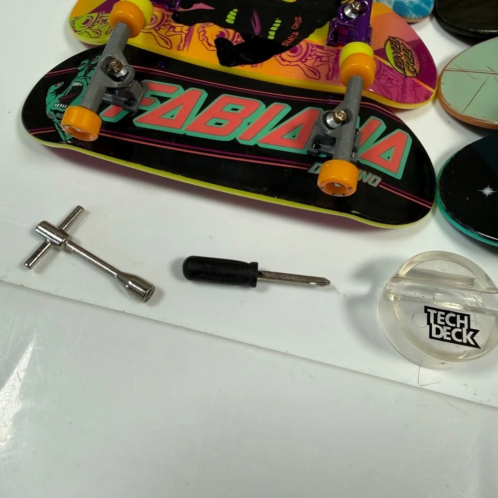 Tech Deck Fingerboard Lot Bundle 14pc Santa Cruz Zero Diamond Flip Bakugan - Picture 7 of 7